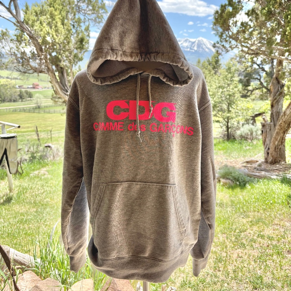 Comme Des Garcon Gray Hoodie